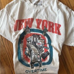 Overtime New York Graphic Tee - White
